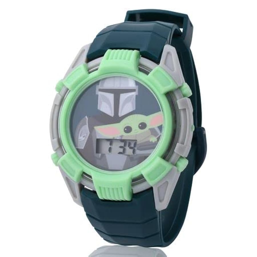 STAR WARS LCD WATCH 5種類 Amazon.com: Accutime Lucasfilm Star Wars Baby Yoda Kids